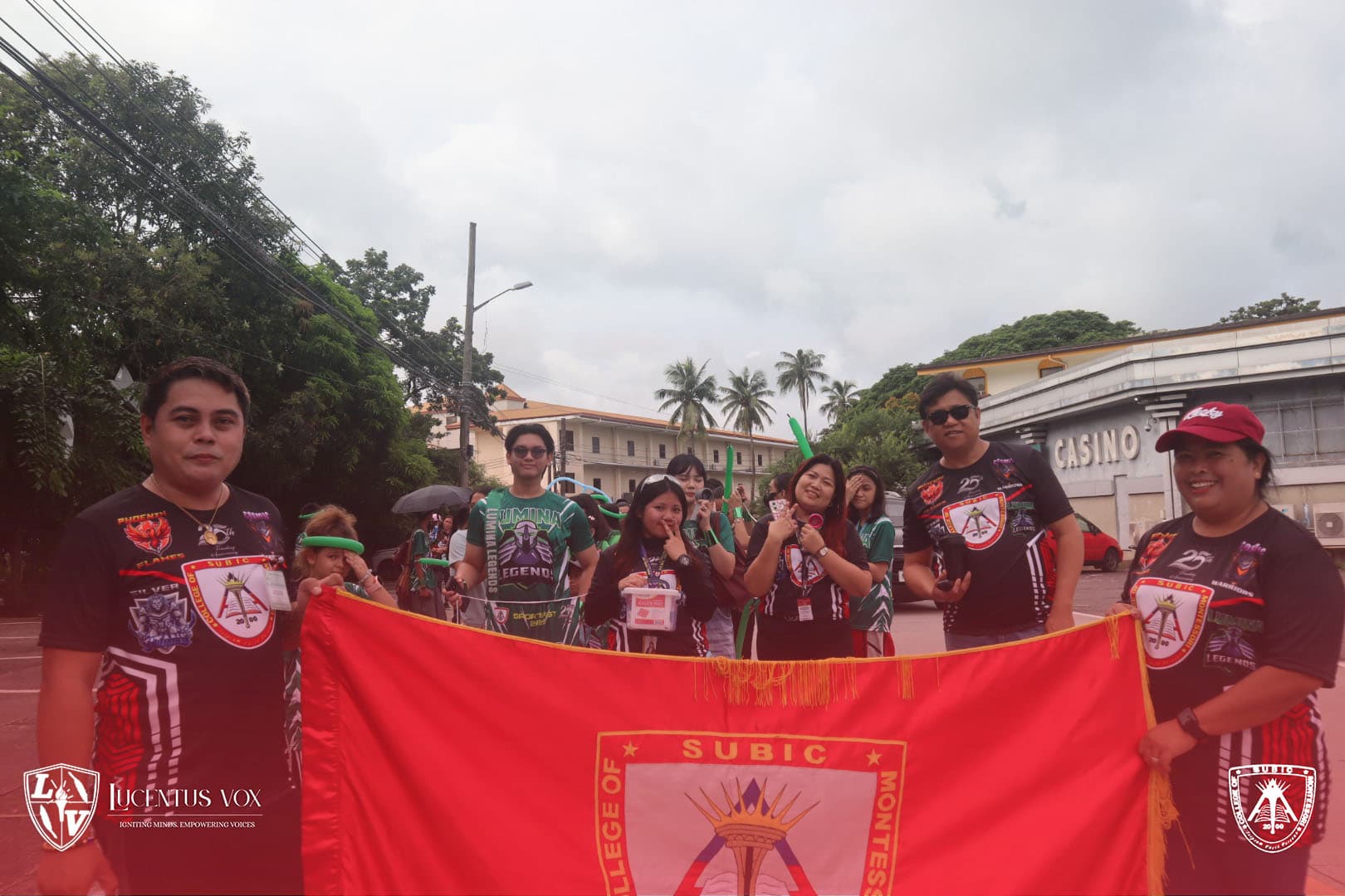 CSM students competing during the school intramurals